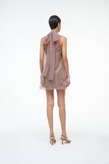 ALBEE MINI DRESS | TRUFFLE