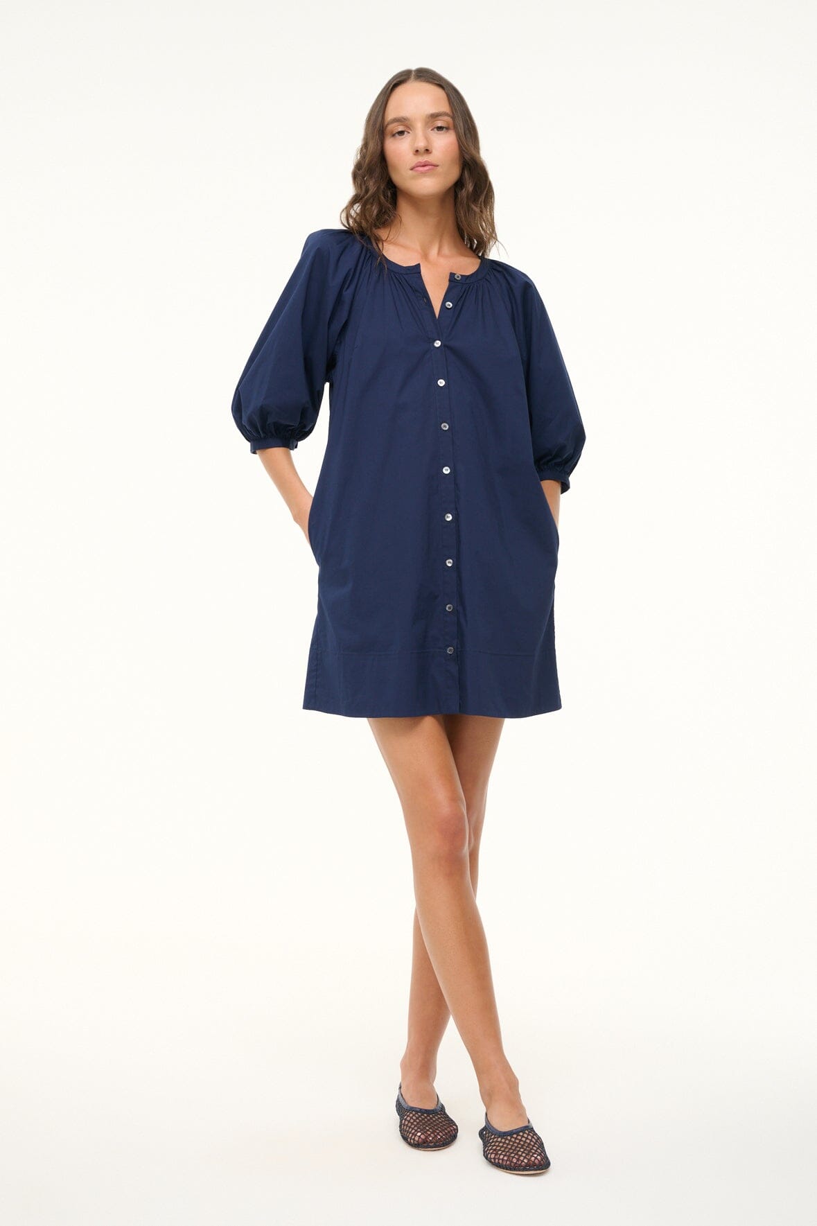 MINI VINCENT DRESS | NAVY