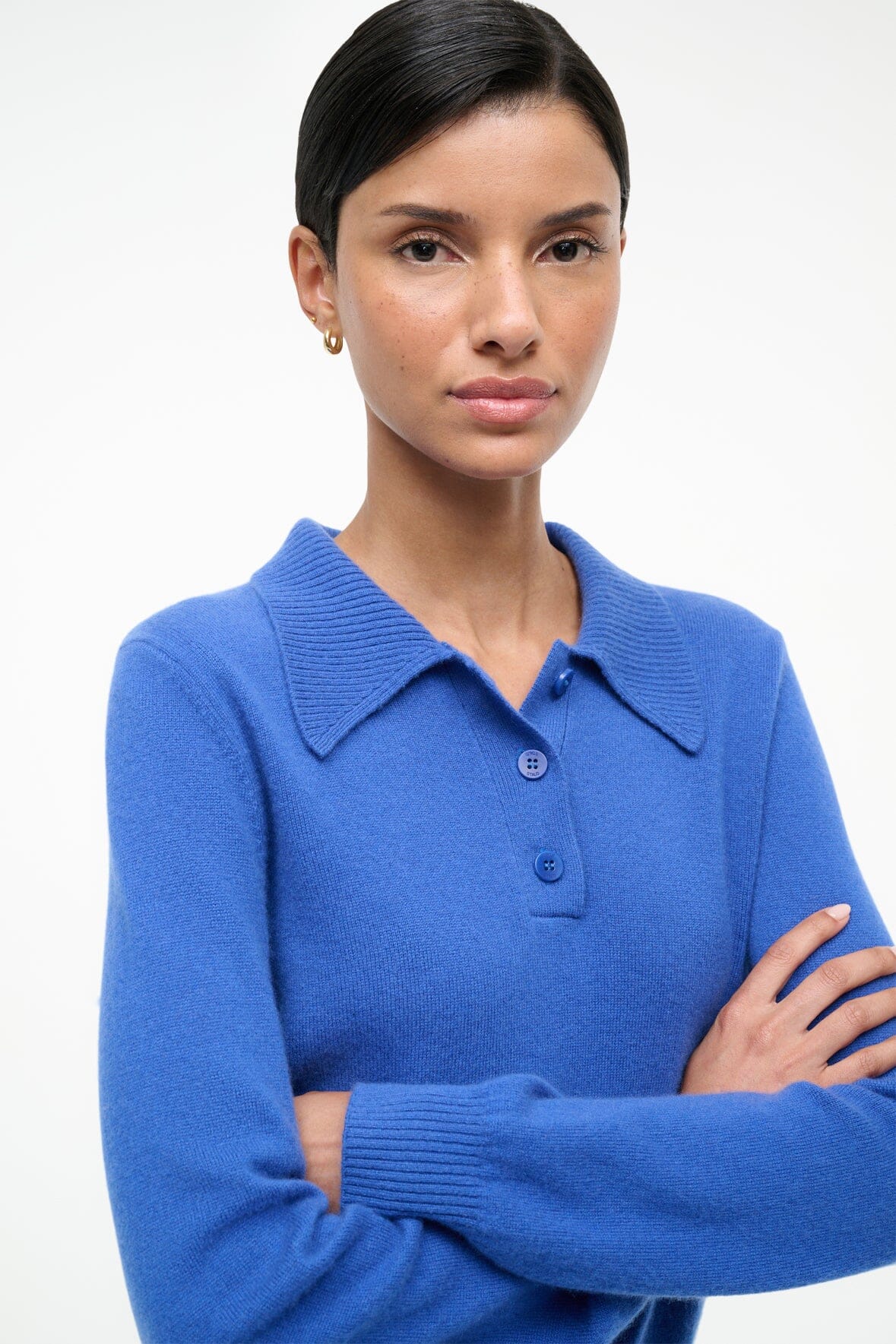 GEMMA CASHMERE SWEATER | SAPPHIRE