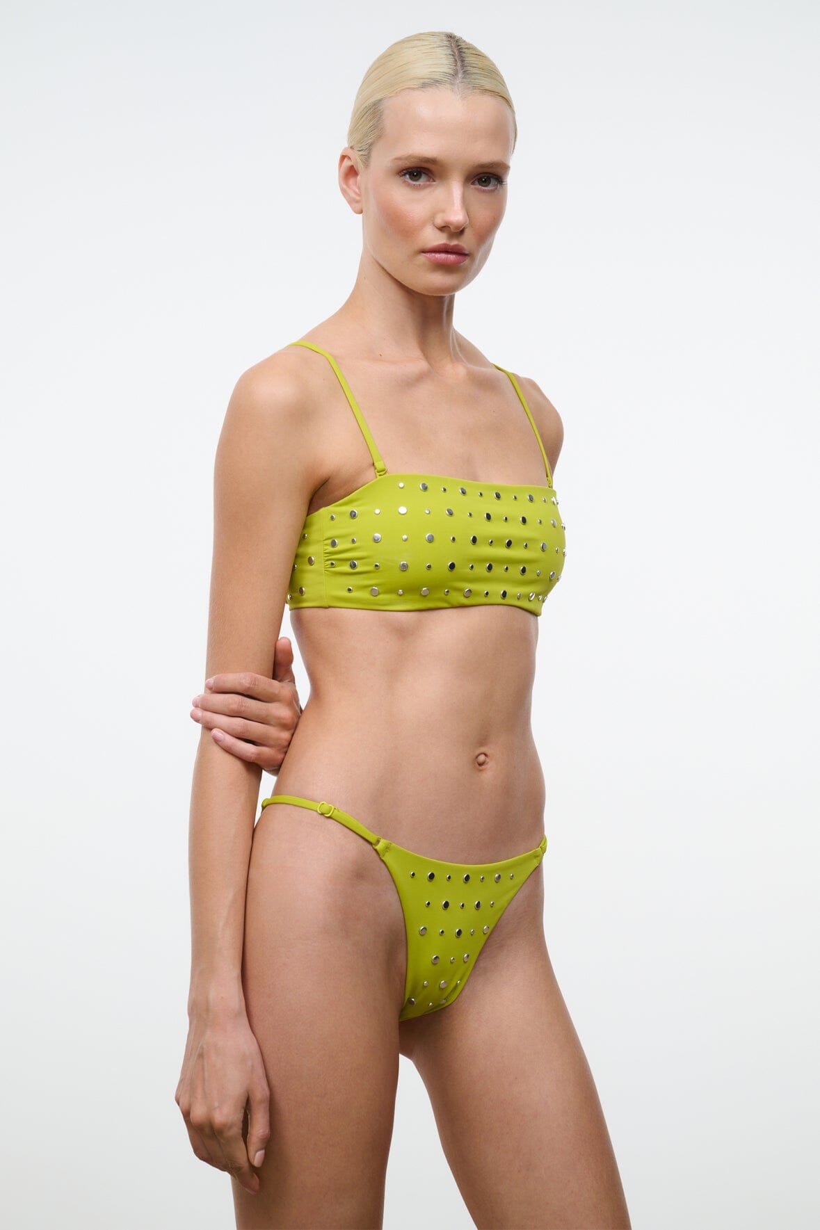 SISLEY BIKINI BOTTOM | CITRON STUDS