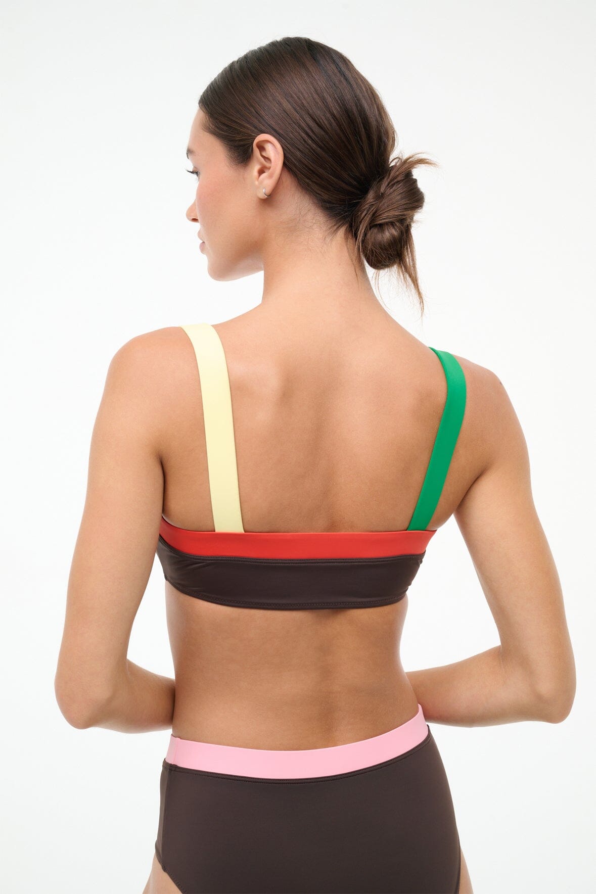 LIV BIKINI TOP | DARK CHOCOLATE MULTI