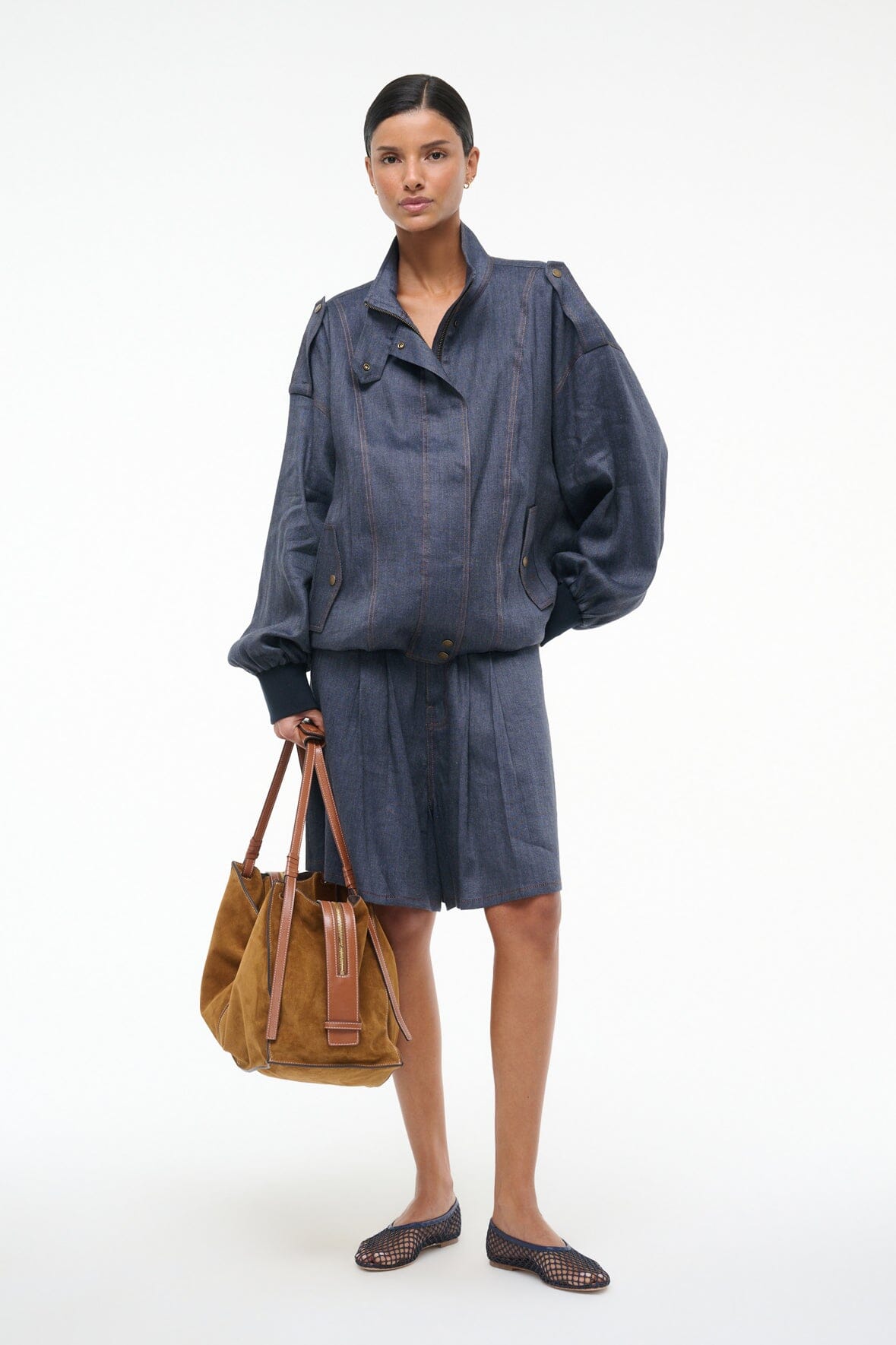 SIMONE JACKET | CHAMBRAY