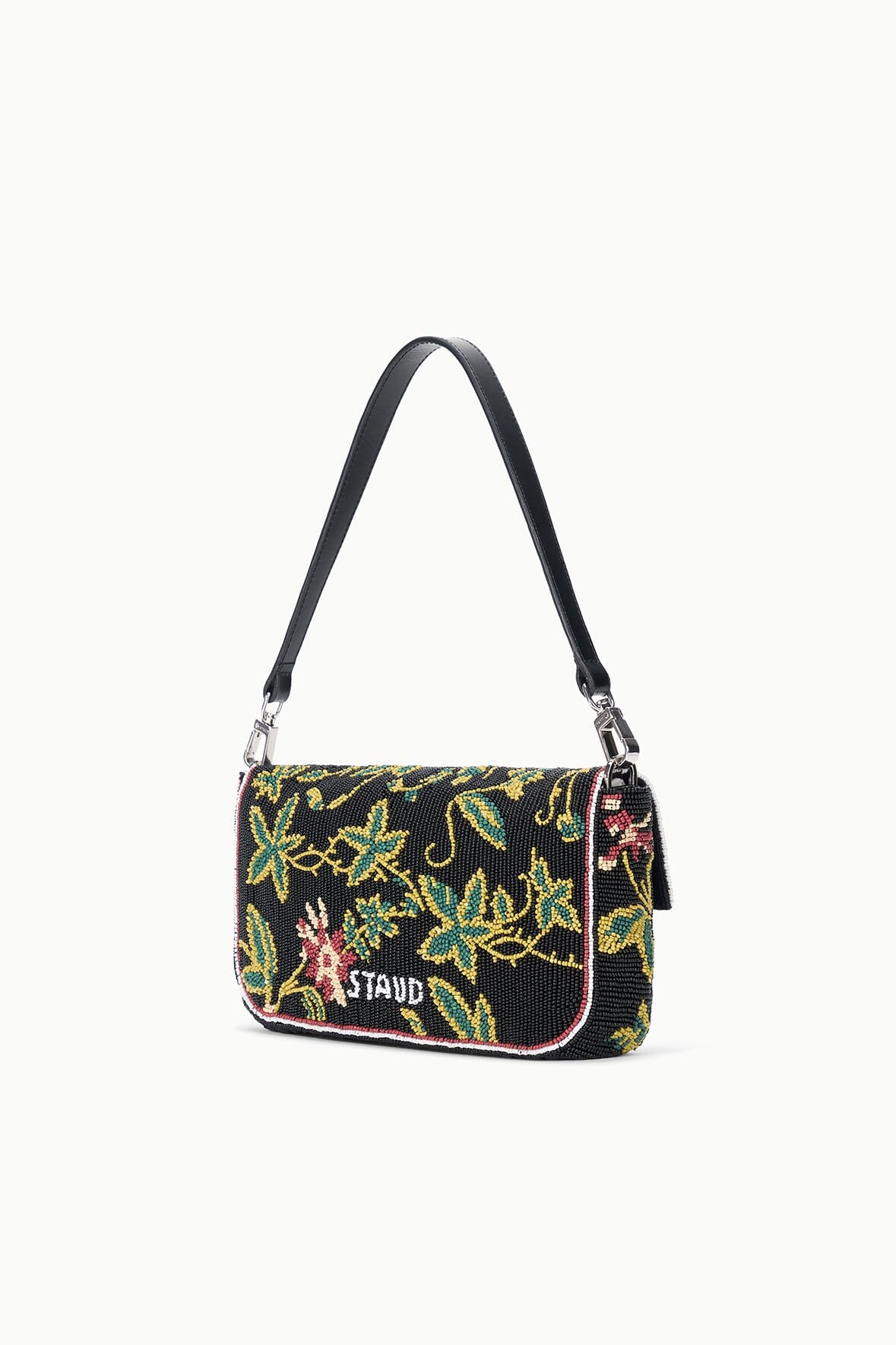 TIMMY SHOULDER BAG | BLACK FLORAL